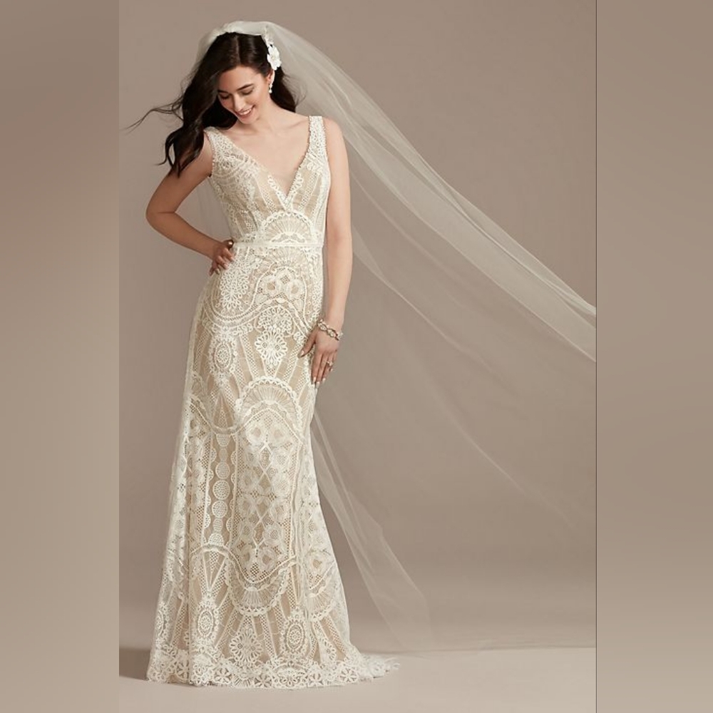 DB Studio Boho Wedding Dress New w/tags